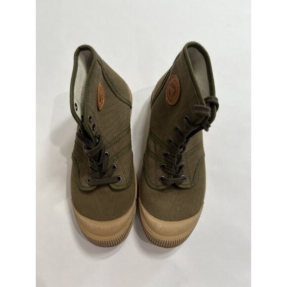 Pataugas Original Vert Militaire Boots in Green - Picture 3 of 8